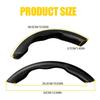 For Mercedes Benz 2x Carbon Steering Fiber Wheel Booster Cover Non slip BLACK