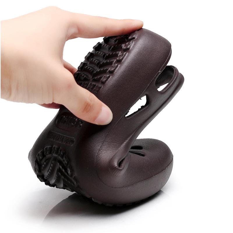 Damen Leichte Rutschfeste Clog-Sandalen mit Geschlossener Zehe - Übergröße Jelly Strandschuhe für Krankenschwestern