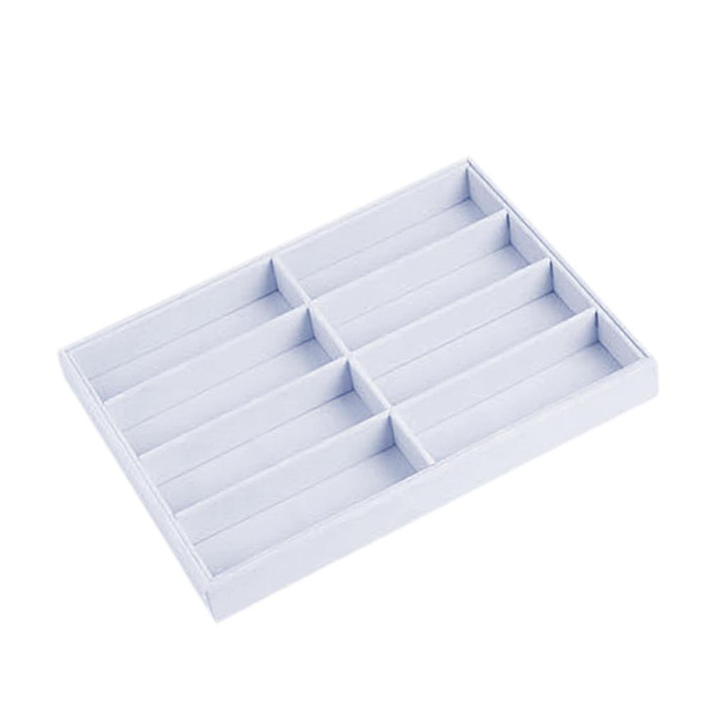 Sunglasses Organizer Tray 8 Slots Trendy Lightweight Eyeglasses Storage Box