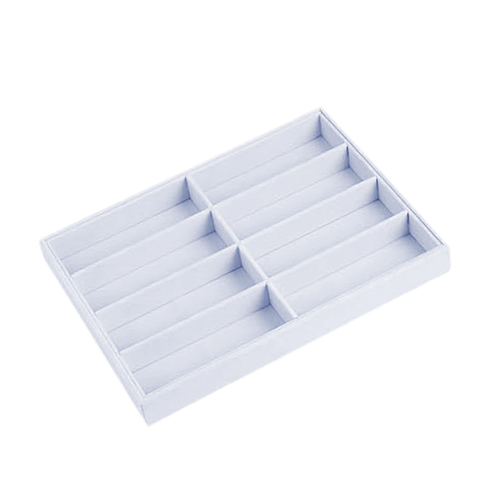 

Sunglasses Organizer Tray 8 Slots Trendy Lightweight Eyeglasses Storage Box