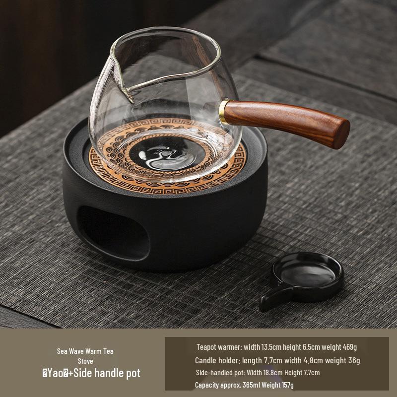 Tea Brewing Candle Warmer & Aroma Diffuser: A Compact Stove for Heating and Roasting Tea Cups