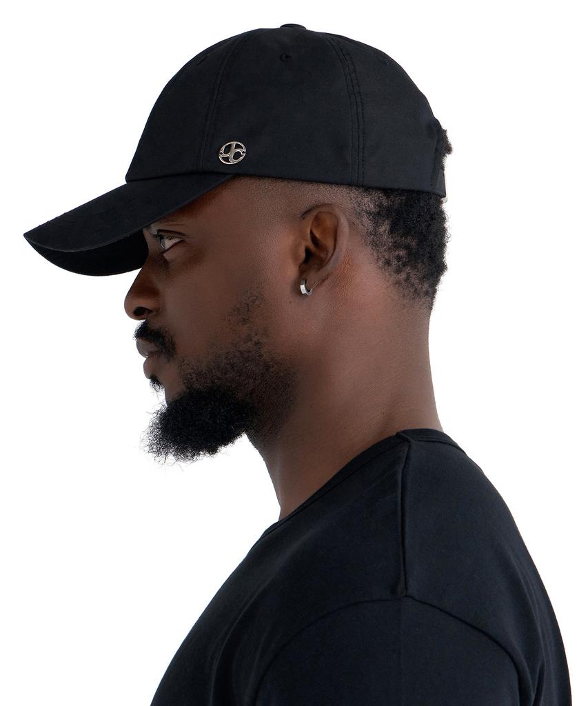 Eondeokeonteulol Big Size Oversized Nylon Large Head Ball Cap Unisex Baseball Cap Uc / Over Fit Ball Cap / Nc / Bk