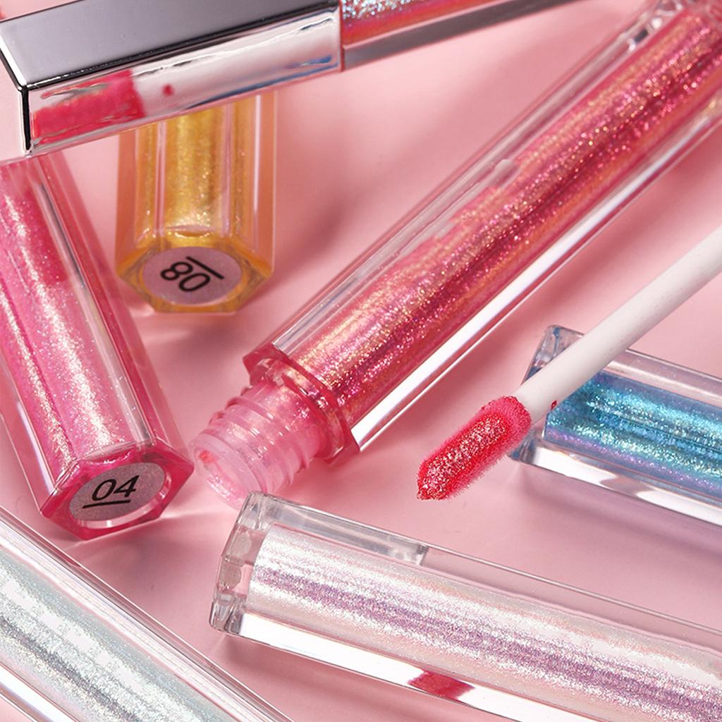 Natural Shine Lip Gloss 1Pc for Women Girls Hydrating Moisturizing with Glittery Pearl Finish Long Lasting Cosmetic Makeup Essential