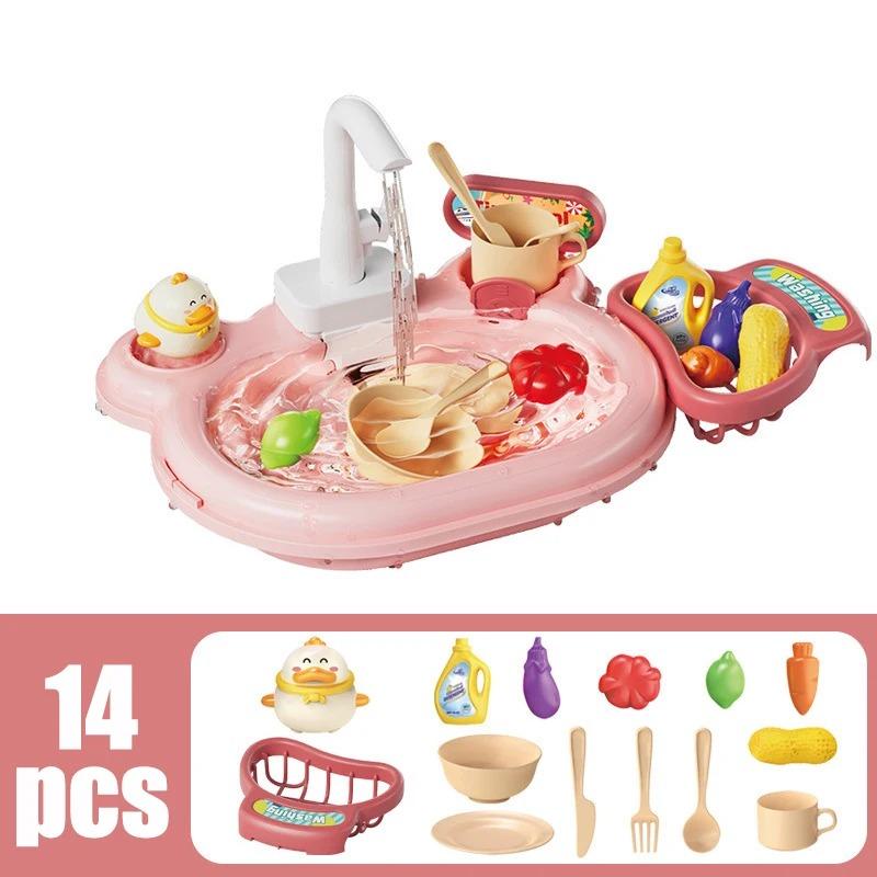 Haute Qualité Enfants Puzzle de Haute Qualité Jeu de Simulation de Haute Qualité Jouet de Haute Qualité Ensembles de Jeu Lave-Vaisselle de Haute Qualité Bassine de Haute Qualité