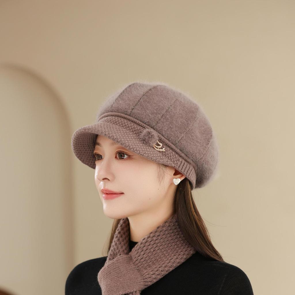 Baseball Caps for Mom and Grandma with Fleece  Cycling Warm and Cold Proof Woolen Caps for Middle Aged and Elderly People  Hats for Women In Winter