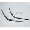 ABS Chrome Rear Tail Bumper Fog Lamp Light Eyebrows Decoration Strips Cover Trim For Mazda CX-5 CX5 2017 -  Accessories