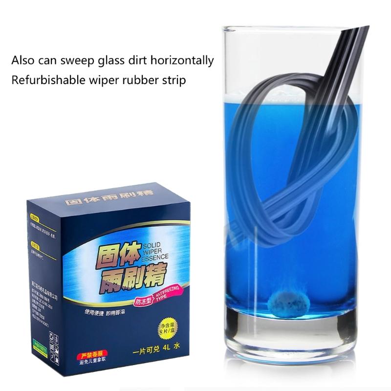 Powerful Windshield Cleaning Tablets Long Lasting Auto Glass Washer Winter Windshield Washer Antifreeze for Clear View