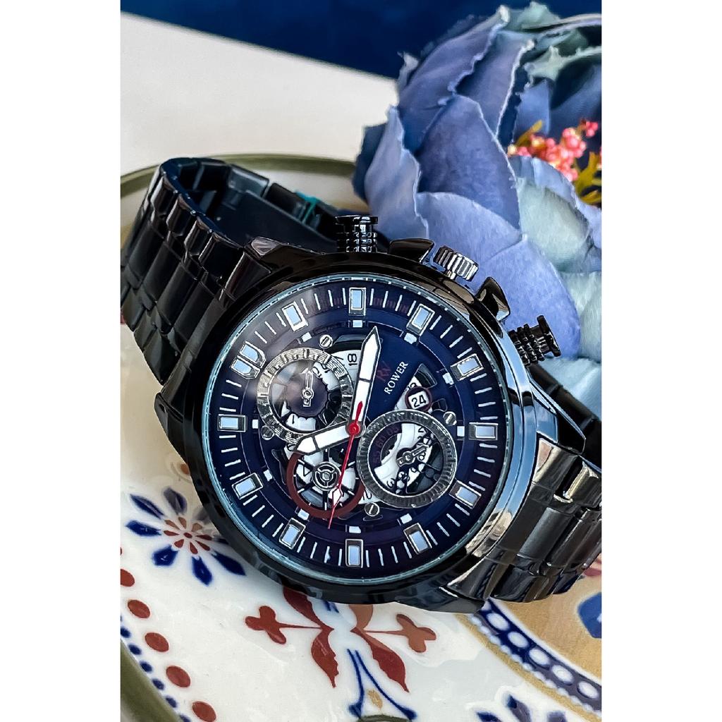 Neue Saison Silberfarbene Metallkordel Herrenuhr mit Armband als Geschenk