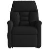 Recliner Chair with Rising Function Black Fabric