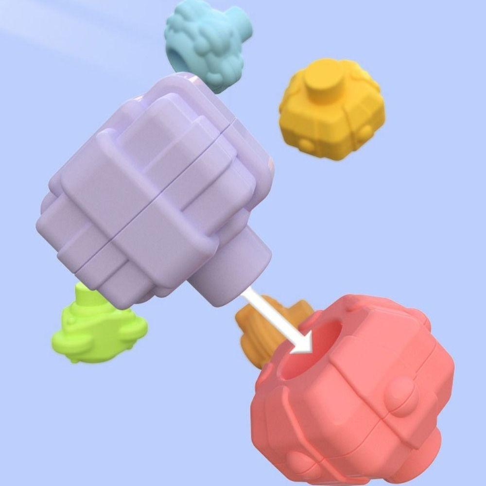 Grip Training Sorting Game Toy Colorful Shape Cognition Blocks Baby Education Toy Montessori Toy