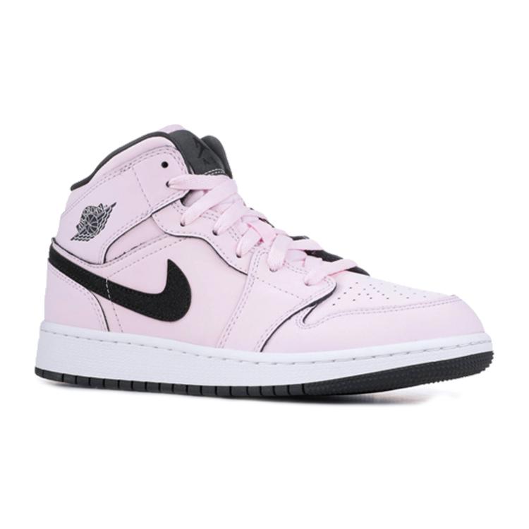 Jordan 1 Mid Pink Foam GS 555112-601