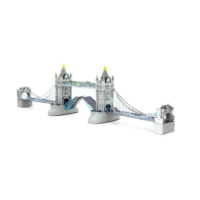 Puzzle 3D en métal - Fascinations - London Tower Bridge - 3 feuilles - Difficile - 14 ans et plus