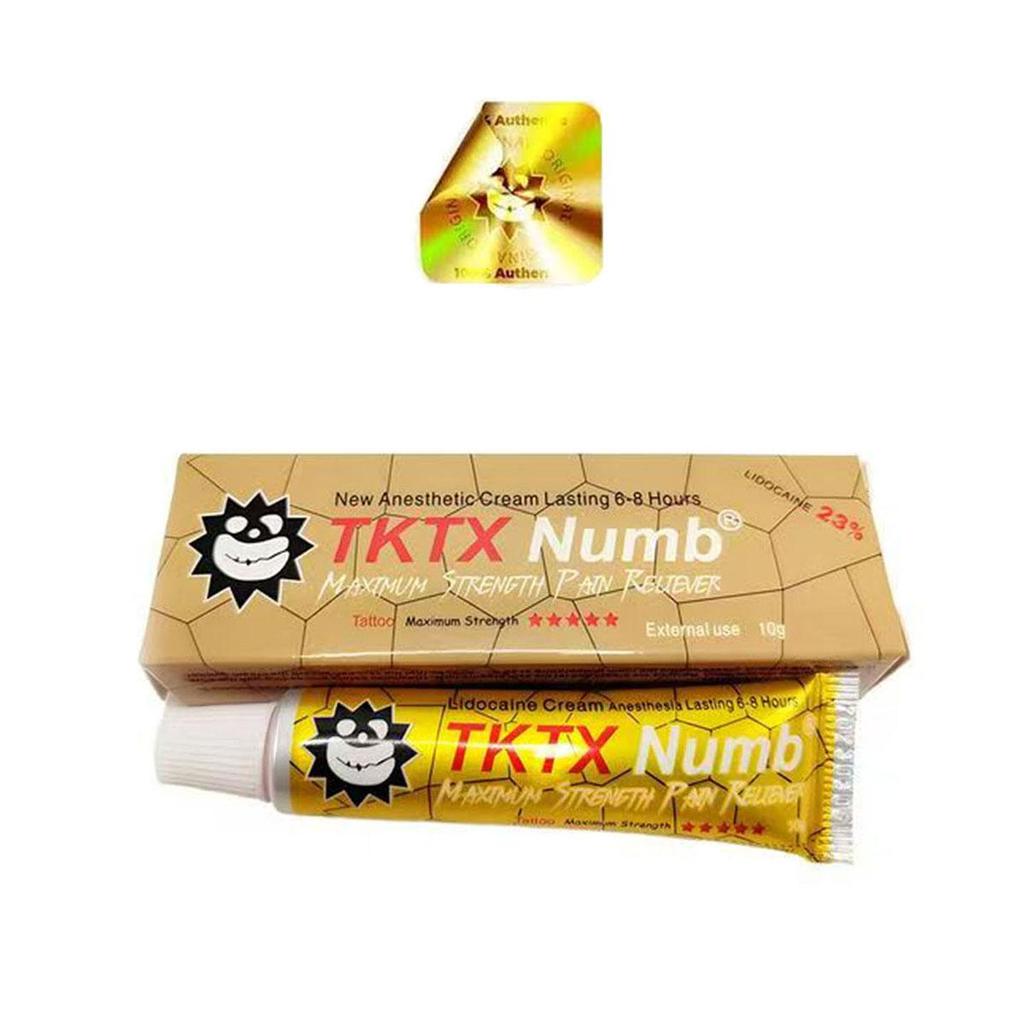 10g Tattoo Anesthetic Fast Skin Numbing new yellow23%T Cream Semi Permanent