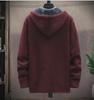 Men's Korean Slim Fit Sweater - Autumn/Winter Knitted Jacket with Thick Velvet