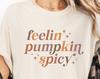 Comfort Colors Fall T-Shirt, Retro Pumpkin Spice Tee