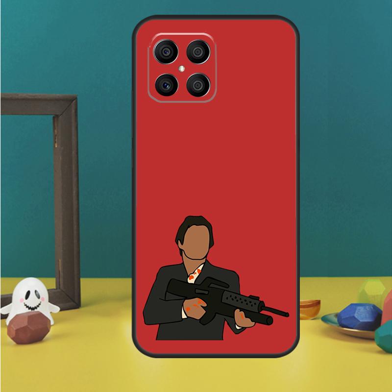 

Scarface Tony Montanna Case For Honor Magic 5 6 7 Lite Honor 200 Pro 50 70 90 Lite X9b X9a X8b X8a X8 X9 X9c Cover Honor X8 4G