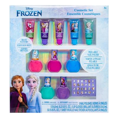 TownleyGirl Frozen 2 Disney Princess Frozen 2 Washable with Water Luxury Makeup Set: Nail Polish  Nail Stickers  Lip Gloss [Used]