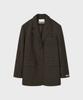 Fallett Oversized Check Blazer Brown