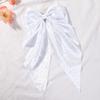 Elegant Big Satin Rhinestone Long Tassel Bowknot Streamer Hair Clip for Women Girls Hairpin Barrette Headwear Hair Accessories