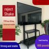 Heavy-Duty Mobile TV Stand for 50-100 Inch Screens with Height & Screen Rotation