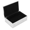 Vintage Jewelry Box Carved Elegant Colorfast Zinc Alloy Soft   Lining Trinket Storage Box for Dressing Table Shelf