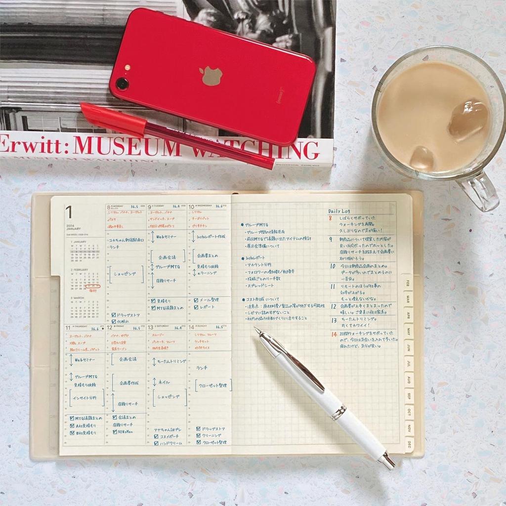 LACONIC 2026 B6 Weekly Planner Gray, September 2025 Start Calendar Schedule Book and Diary Organizer LIS91-240GY