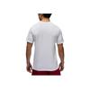 Nike Round Neck Pattern Printed Logo Breathable T-Shirt Men Tops White FN6028-100