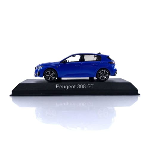 NOREV B Peugeot 308 GT 21 Vertigo Blue 1/43 Scale Model 473933