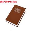 Dictionary Shape Diversion Safe with Combination Lock Money Coin Deposit Bank Cash Valuables Hidden Secret Mini Security Safe