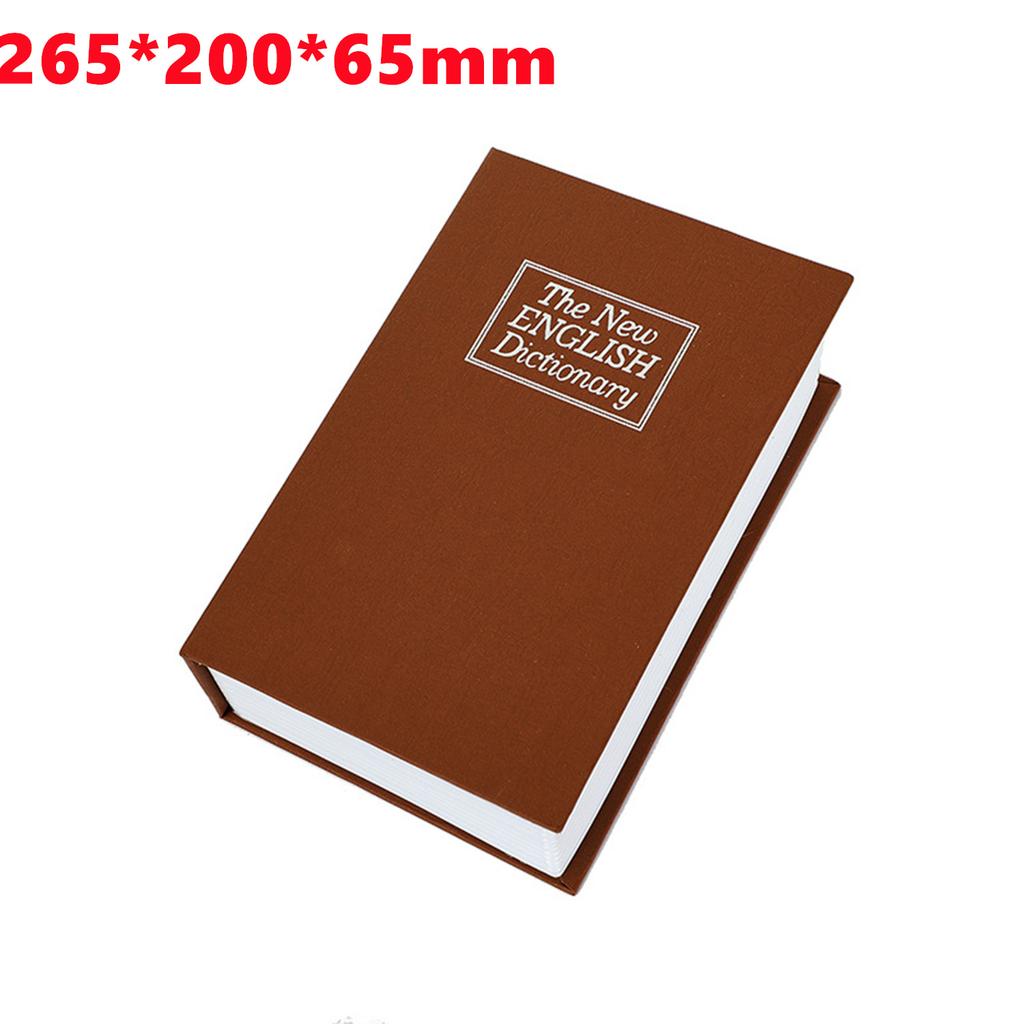 Dictionary Shape Diversion Safe with Combination Lock Money Coin Deposit Bank Cash Valuables Hidden Secret Mini Security Safe