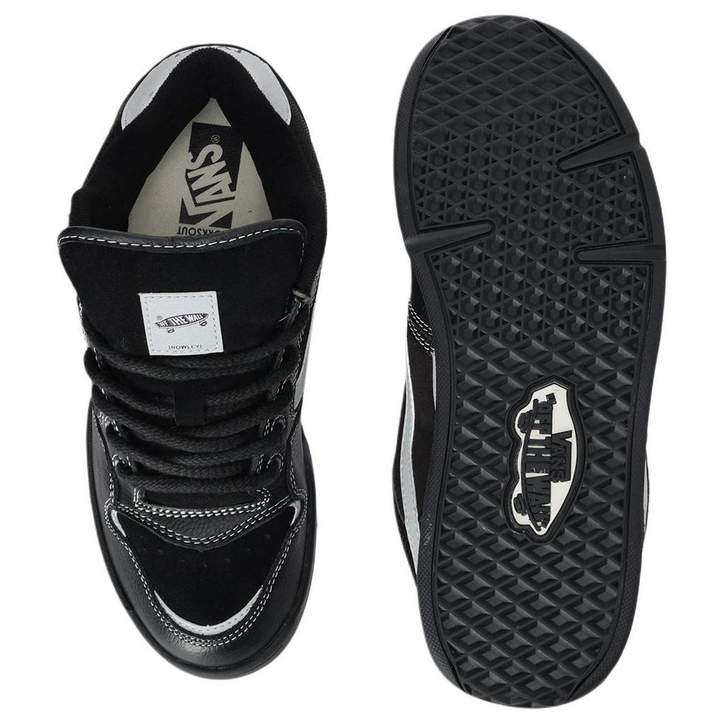 Vans Worksout X  Rowley XLT Comfortable Versatile Thin Sole Durable Low Top Skate Shoes Unisex Sneakers Black VN000MYEQ9A