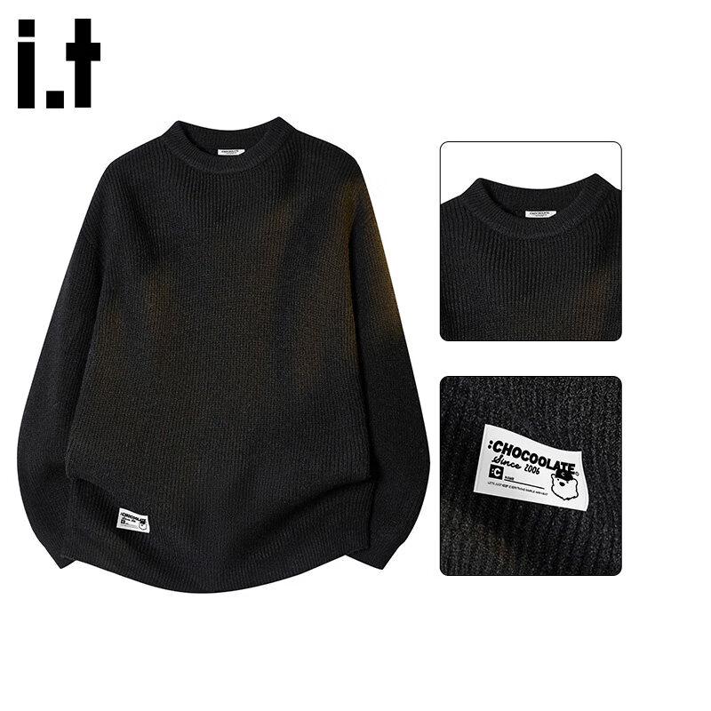 Мужской вязаный свитер CHOCOOLATEit с круглым вырезом M