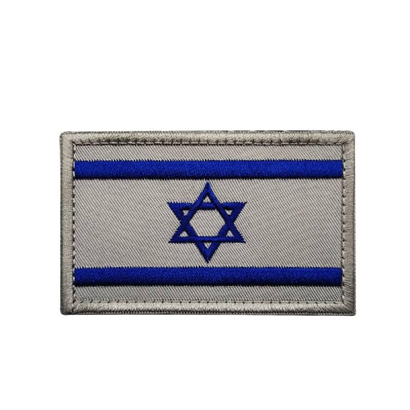 Emblem Flags Israel Velcro Embroidery Patch Cloth Backpack Accessory Decorations