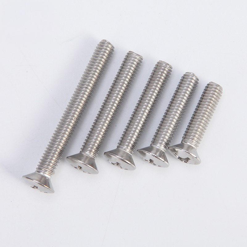 304 Stainless Steel Pan Head Screws, Cross Slot, M3/M4/M6 Sizes