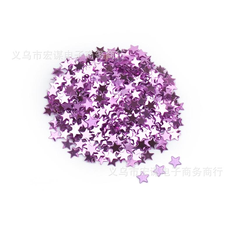 Wedding Decoration DIY Sequin Heart Star Confetti Scatter Accessories Crafts Sequin Birthday Party Festival Decoration Supplies
