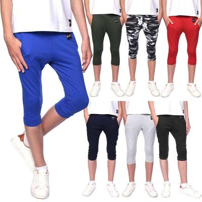 Kinder Jungen Stoff Capri Shorts