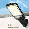 Solar Street Lights with Remote Control,3 Modes of Sensing, Outdoor Garden Wall Lights, Courtyard Lighting, Modern and Durable Lighting