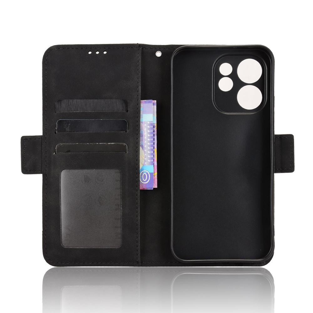 Flip Case for Oppo Reno 15 Pro, Card Slot, Black