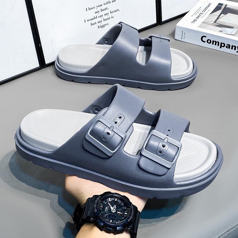 Slippers Men's Summer Outer Wear 2026 New Men's Beach Sandals Thick-Soled Casual Sandals