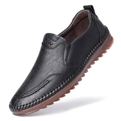 Zapatos de Cuero para Hombre Cuero Primavera Nuevos Hombres de Negocios Casual Suela Blanda Antideslizante Transpirable Calzado Todo fósforo