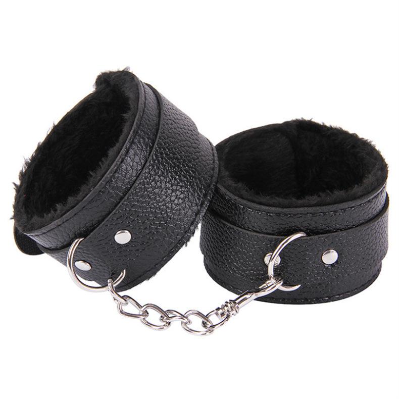 SM Plush Bondage Handcuffs & Anklets Restraint Set