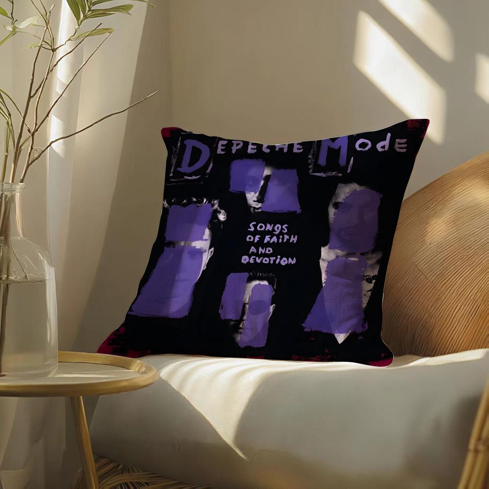 Bandd-Depechem-Modemementomori Pillow Case Pillowcase, Double-Sided Printed, Sofa Cushion, Bedroom Headboard