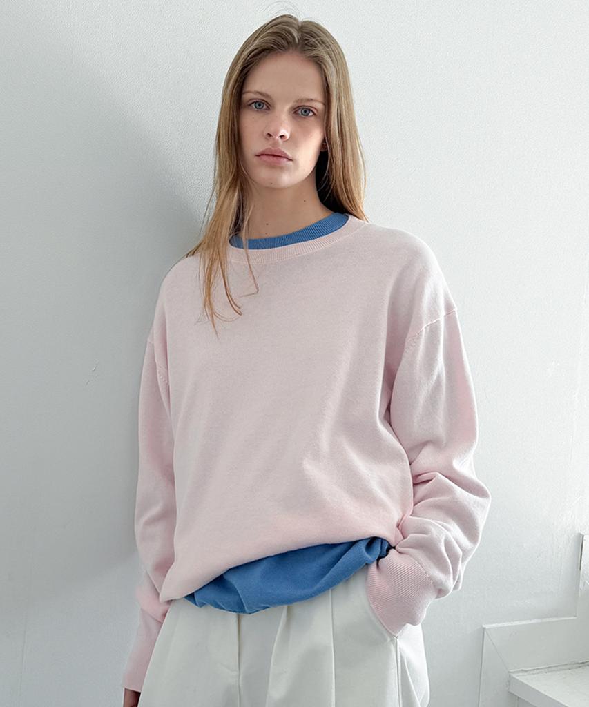 Leuba All-Day Cotton Round Knit - Blush Pink