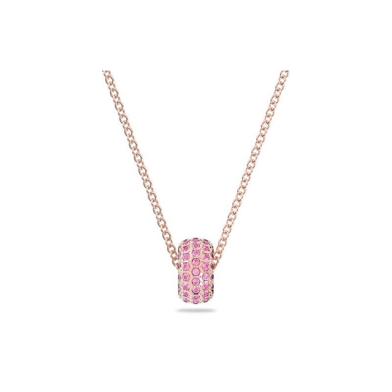 Swarovski Dextera Stone Pendant Rose Gold Plated Necklace Women s Pink 5642887 золотой
