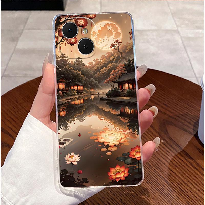For Tecno Spark 40C Phone Case Techno Spark 40C Cover Silicone Luxury Cute Love Rabbit Funny Cool Painted Clear Soft TPU Casing