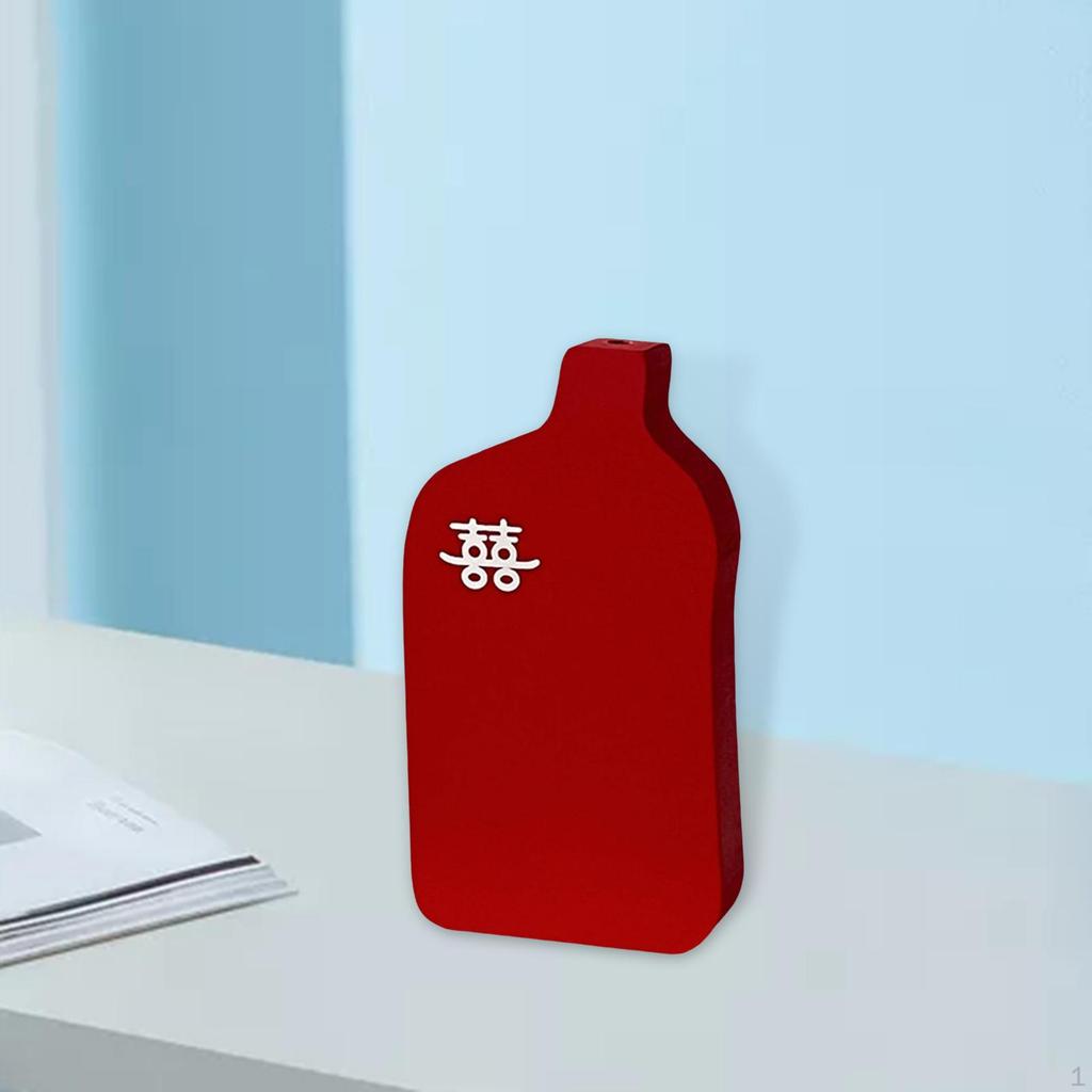 Creative Red Wedding en Statue for Bedroom Decoration Housewarming Gift