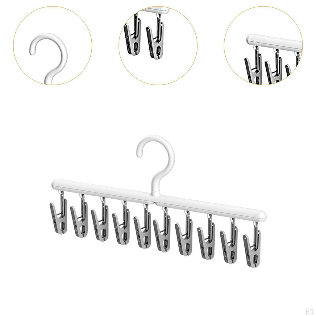 Clothes Drying Rack with Clips for Socks And Underwear Hanger