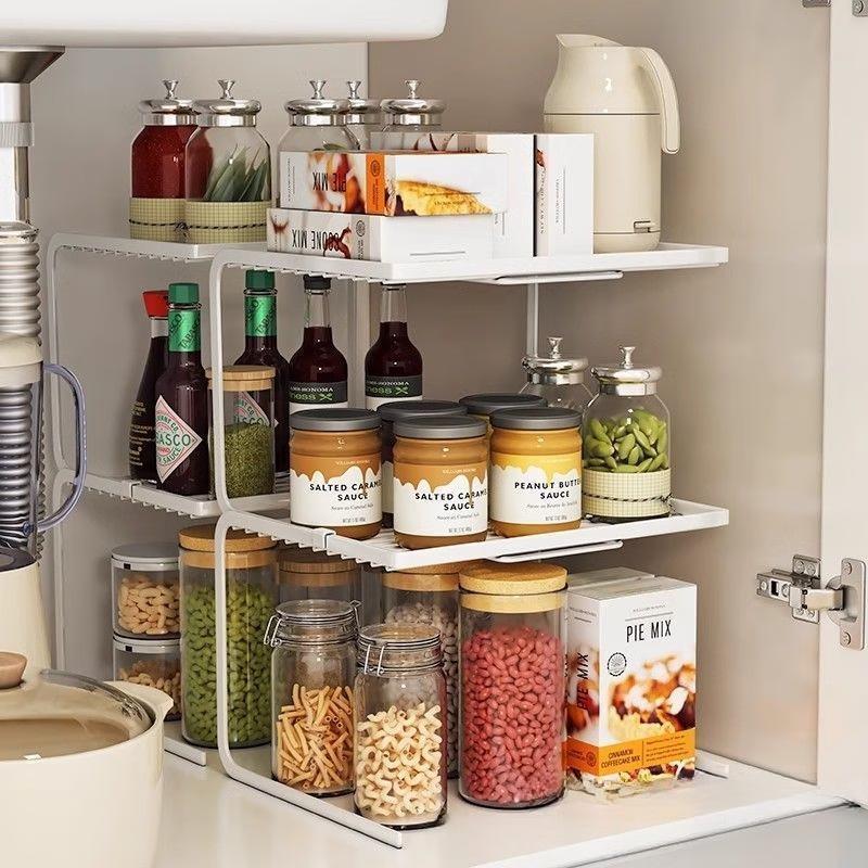 Desktop Layered Storage Shelf