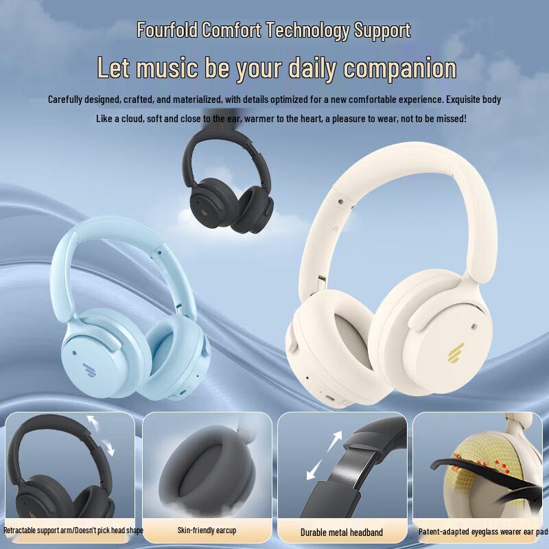 Edifier Fit900NB Active Noise Cancelling Over-Ear Bluetooth Headphones