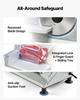 Meat Slicer, 150W Electric Deli Slicer Machine with 170 Mm Sharp Blade, Home Meat-Slicer with 65-90 RPM Slicing Speed, 0-15 Mm Adjustable Thickness,